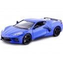 Cochesdemetal.es 2020 Chevrolet Corvette Stingray C8 Azul 1:24 Motor Max 79360