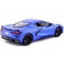 Cochesdemetal.es 2020 Chevrolet Corvette Stingray C8 Azul 1:24 Motor Max 79360