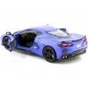 Cochesdemetal.es 2020 Chevrolet Corvette Stingray C8 Azul 1:24 Motor Max 79360