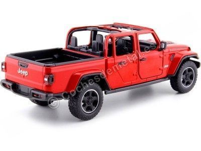 Carsdemetal.es 2020 Jeep Gladiator Rubicon Red Pickup Red 1:27 Max 79370 MOTEUR 2