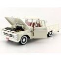 Cochesdemetal.es 1965 Ford F-100 Pick-up de cabine personnalisée Blanco 1:18 Sun Star 1302