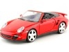 Cochesdemetal.es 2008 Porsche 911 Turbo Cabriolet Rojo 1:24 Motor Max 73348