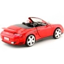 Cochesdemetal.es 2008 Porsche 911 Turbo Cabriolet Rojo 1:24 Motor Max 73348