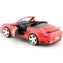 Cochesdemetal.es 2008 Porsche 911 Turbo Cabriolet Rojo 1:24 Motor Max 73348