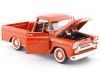 Cochesdemetal.es 1958 Chevrolet Apache Fleetline Pickup Naranja 1:24 Motor Max 79311