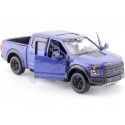 Cochesdemetal.es 2017 Ford F-150 Pickup Raptor Azul 1:27 Motor Max 79344