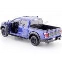 Cochesdemetal.es 2017 Ford F-150 Pickup Raptor Azul 1:27 Motor Max 79344