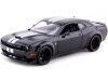 Cochesdemetal.es 2018 Dodge Challenger SRT Hellcat Wide Body Negro/Blanco 1:24 Motor Max 79350