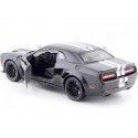 Cochesdemetal.es 2018 Dodge Challenger SRT Hellcat Wide Body Negro/Blanco 1:24 Motor Max 79350