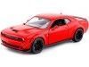 Cochesdemetal.es 2018 Dodge Challenger SRT Hellcat Wide Body Rojo 1:24 Motor Max 79350