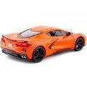 Cochesdemetal.es 2020 Chevrolet Corvette Stingray C8 Naranja 1:24 Motor Max 79360