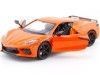 Cochesdemetal.es 2020 Chevrolet Corvette Stingray C8 Naranja 1:24 Motor Max 79360