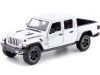 CARSDEMETAL.ES 2020 Jeep Gladiator Rubicon Rigid Roof Pickup blanc 1:27 MOTER MAX 79368