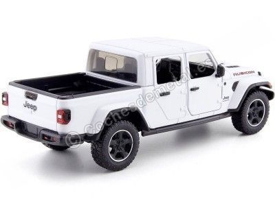 CARSDEMETAL.ES 2020 Jeep Gladiator Rubicon Rigid Roof Pickup blanc 1:27 MOTER MAX 79368 2