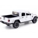 CARSDEMETAL.ES 2020 Jeep Gladiator Rubicon Rigid Roof Pickup blanc 1:27 MOTER MAX 79368