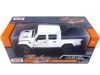 CARSDEMETAL.ES 2020 Jeep Gladiator Rubicon Rigid Roof Pickup blanc 1:27 MOTER MAX 79368