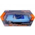 Cochesdemetal.es 1958 Chevrolet Impala Roadster Azul 1:24 Motor Max 73267
