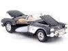 Cochesdemetal.es 1959 Chevrolet Corvette (C1) Negro / Blanco 1:24 Motor Max 73216