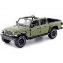 Cochesdemetal.es 2021 Jeep Gladiator Overland Open Top Pickup Verde 1:24 MOTOR MAX 79367