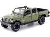 Cochesdemetal.es 2021 Jeep Gladiator Overland Open Top Pickup Verde 1:24 MOTOR MAX 79367