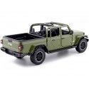 Cochesdemetal.es 2021 Jeep Gladiator Overland Open Top Pickup Verde 1:24 MOTOR MAX 79367