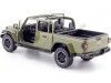 Cochesdemetal.es 2021 Jeep Gladiator Overland Open Top Pickup Verde 1:24 MOTOR MAX 79367