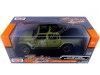 Cochesdemetal.es 2021 Jeep Gladiator Overland Open Top Pickup Verde 1:24 MOTOR MAX 79367