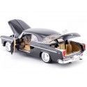 Cochesdemetal.es 1955 Chrysler C300 Negro 1:24 Motor Max 73302