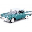 Cochesdemetal.es 1957 Chevrolet Bel Air Verde/Blanco 1:24 Motor Max 73228