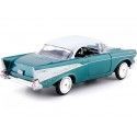 Cochesdemetal.es 1957 Chevrolet Bel Air Verde/Blanco 1:24 Motor Max 73228