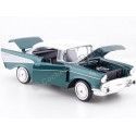 Cochesdemetal.es 1957 Chevrolet Bel Air Verde/Blanco 1:24 Motor Max 73228