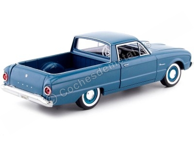 Carsdemetal.es 1960 Ford Ranchero Pickup Turquoise 1:24 Motor Max 79321 2