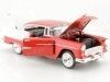 Cochesdemetal.es 1957 Chevrolet Bel Air Rojo/Blanco 1:24 Motor Max 73229