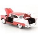 Cochesdemetal.es 1957 Chevrolet Bel Air Rojo/Blanco 1:24 Motor Max 73229