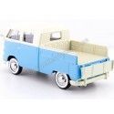 CARSDEMETAL.ES 1967 Volkswagen VW Type 2 T1 Pick-up à double cabine bleu / blanc 1:24 Motor max 79343