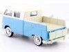 CARSDEMETAL.ES 1967 Volkswagen VW Type 2 T1 Pick-up à double cabine bleu / blanc 1:24 Motor max 79343