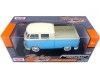 CARSDEMETAL.ES 1967 Volkswagen VW Type 2 T1 Pick-up à double cabine bleu / blanc 1:24 Motor max 79343