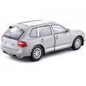 Cochesdemetal.es 2008 Porsche Cayenne Gris Metalizado 1:24 Motor Max 73344