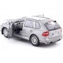 Cochesdemetal.es 2008 Porsche Cayenne Gris Metalizado 1:24 Motor Max 73344