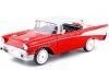 Cochesdemetal.es 1957 Chevrolet Bel Air Rojo/Blanco 1:24 Motor Max 73228