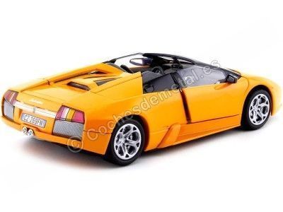 Cochesdemetal.es 2007 Lamborghini Murcielago Roadster métallisé Naranja 1:24 Motor Max 73316 2