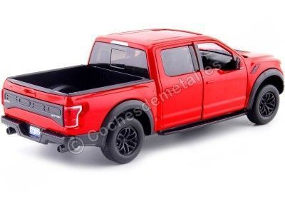 Cochesdemetal.es 2017 Ford F-150 Pickup Raptor Rojo 1:27 Motor Max 79344 2