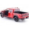 Cochesdemetal.es 2017 Ford F-150 Pickup Raptor Rojo 1:27 Motor Max 79344