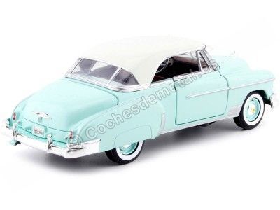 Cochesdemetal.es 1950 Chevrolet Bel Air Hard Top Verde / Beige 1:24 MOTOR MAX 73268 2