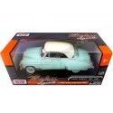 Cochesdemetal.es 1950 Chevrolet Bel Air Hard Top Verde / Beige 1:24 MOTOR MAX 73268