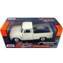 Cochesdemetal.es 1966 Chevrolet C10 Fleetside Pickup Beige 1:24 Motor MAX 73355