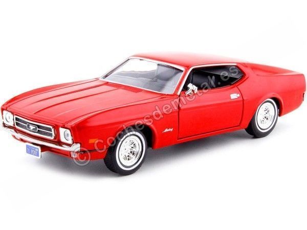 Cochesdemetal.es 1971 Ford Mustang Sportsroom Rojo 1:24 Motor Max 73327