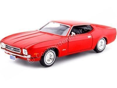Cochesdemetal.es 1971 Ford Mustang Sportsroof Rojo 1:24 Motor Max 73327