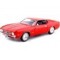 Cochesdemetal.es 1971 Ford Mustang Sportsroom Rojo 1:24 Motor Max 73327