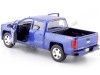 Cochesdemetal.es 2017 Chevrolet Silverado 1500 LT-Z71 Crew Cab Pickup Azul 1:24 Motor Max 79348